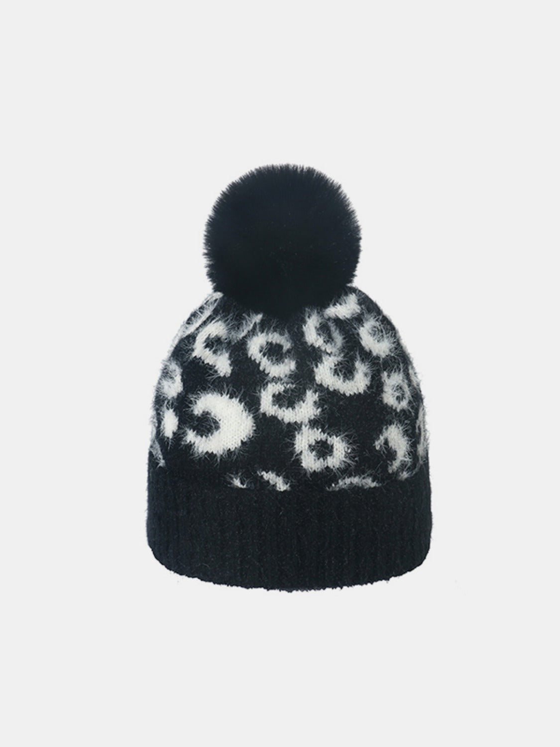 Leopard Hat with Pompom - Body By J'ne
