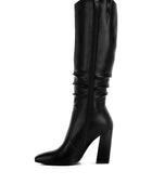 Yanir Slouchy Shaft Knee-High Boots