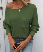 Round Neck Long Sleeve Sweater