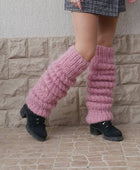 Mohair Long Tube Knitted Bunching Socks