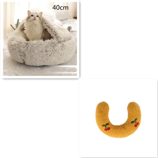 2 In 1 Dog And Cat Plush Bed - Body By J'ne