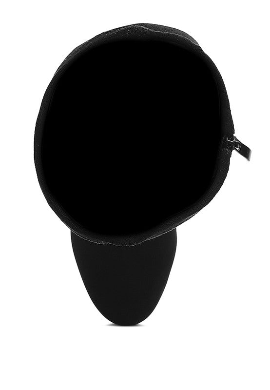 Saloniki Microfiber Calf Boots - Body By J'ne