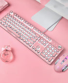 Cute Green Axis Round Key Gaming Keyboard