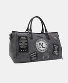 Bolso de viaje con parche de mezclilla de Nicole Lee USA