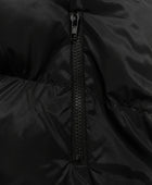 Drawstring Zip Up Hooded Longline Vest Coat