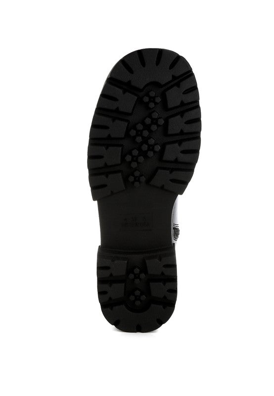 Corsac Buckle Belt Ankle Boots - Body By J'ne