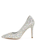 Iceout Diamante & Rhinestone Embellishments Pumps