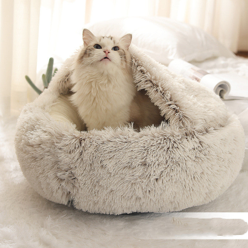 2 In 1 Dog And Cat Plush Bed - Body By J'ne