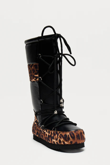 Leopard Snow Boots