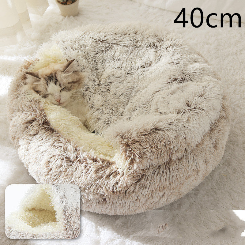 2 In 1 Dog And Cat Plush Bed - Body By J'ne