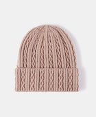 Mixed Knit Cuff Beanie