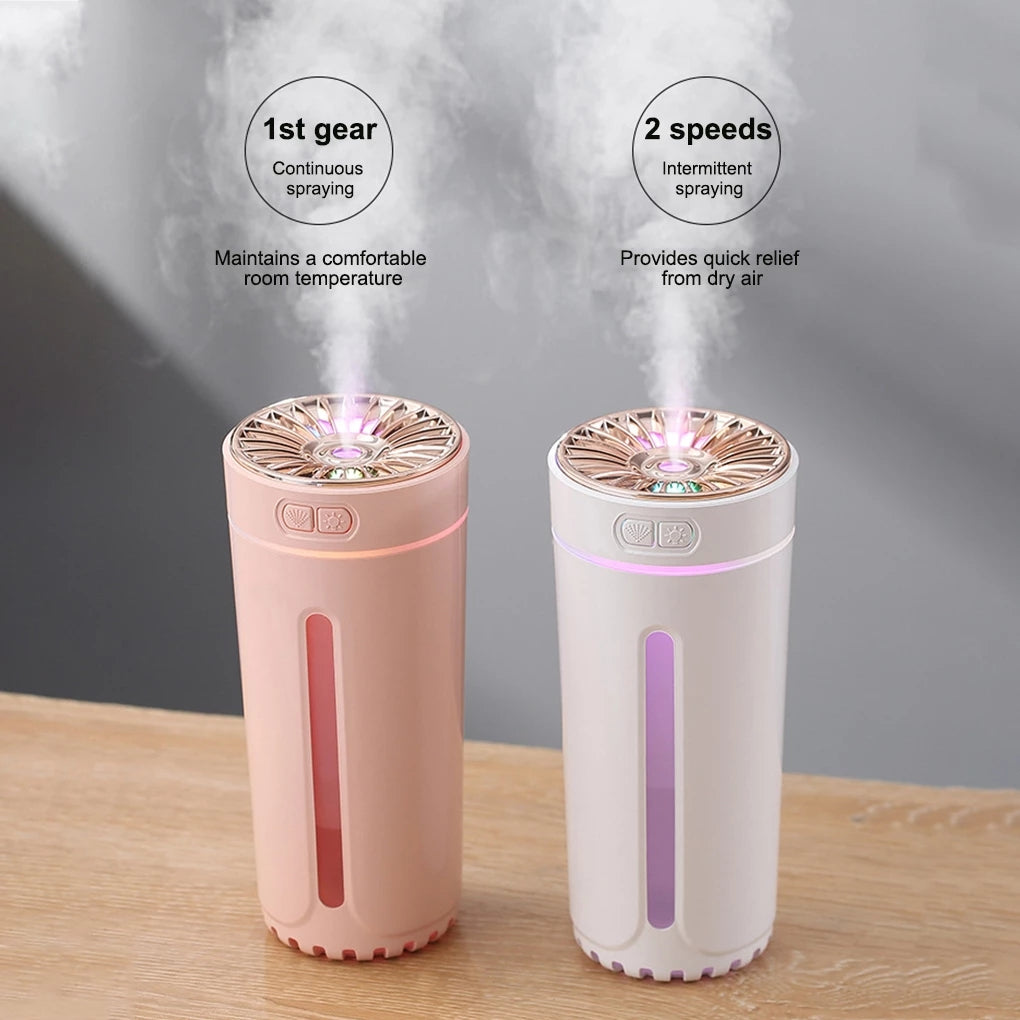 Wireless Air Humidifier Colorful Lights Mute Ultrasonic USB Diffuser - Body By J'ne