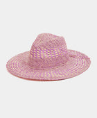 Fame Checkered Straw Weave Sun Hat - Body By J'ne