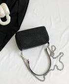 Openwork Crossbody Bag with Removable Strap