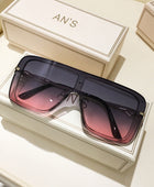 Integrated Large Frame Sunglasses