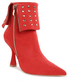 Piccini Stud Embellished Foldover Boots