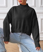 Turtleneck Long Sleeve Sweater