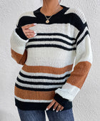 Striped Round Neck Sweater