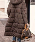 Plus Size Zip Up Sherpa Hooded Coat