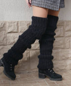 Mohair Long Tube Knitted Bunching Socks