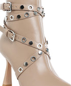 Jaunts Eyelets & Studs Harness Ankle Boots