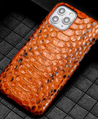 Male Python Leather High-end Luxury Business Phone Case - Body By J'ne