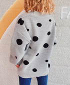 Polka Dot Button Up Cardigan