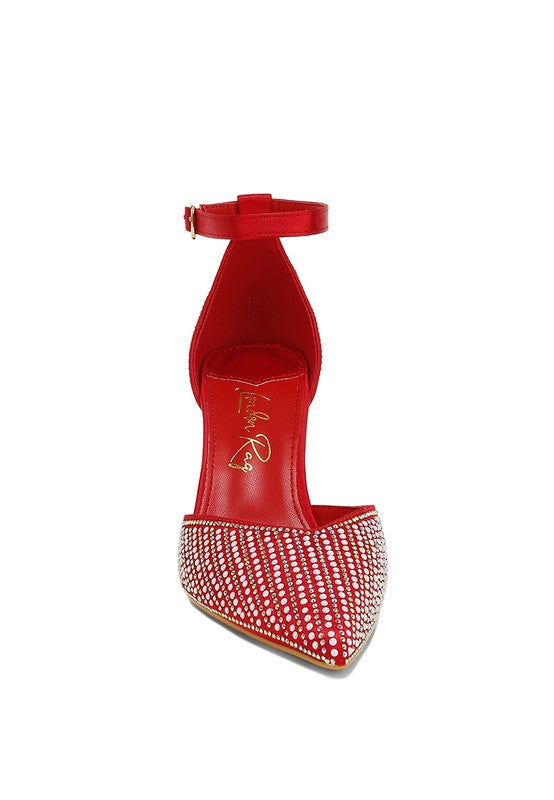 Wanda Pearls & Sequins Embellished Sandals - Body By J'ne