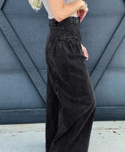 High Rise Wide Leg Jeans with Pockets