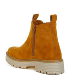 Mothman Faux Fur Detail Chunky Ankle Boots