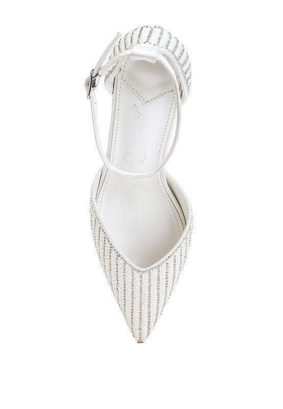 Wanda Pearls & Sequins Embellished Sandals - Body By J'ne