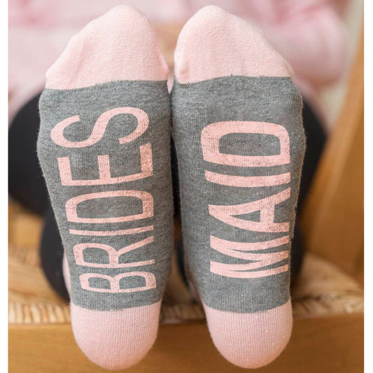 Bridesmaid Bride Cotton Socks