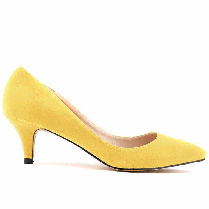 Pointed Low-cut Stiletto Heel Women's Thin Shoes - Body By J'ne