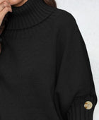 Turtleneck Long Sleeve Sweater