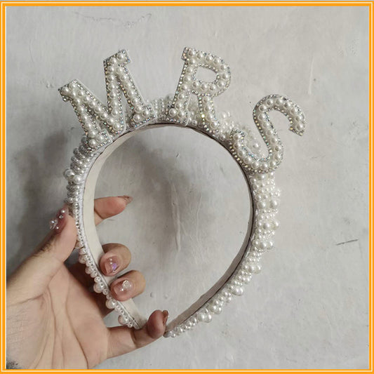 Vintage Pearl Hair Headband