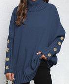 Turtleneck Long Sleeve Sweater