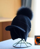 Women's Knitted Earlap Woolen Hat