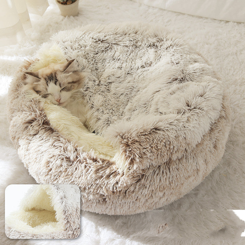 2 In 1 Dog And Cat Plush Bed - Body By J'ne