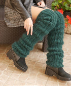 Mohair Long Tube Knitted Bunching Socks