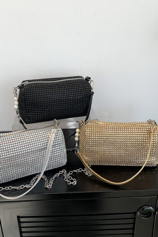 Openwork Crossbody Bag with Removable Strap - Body By J'ne