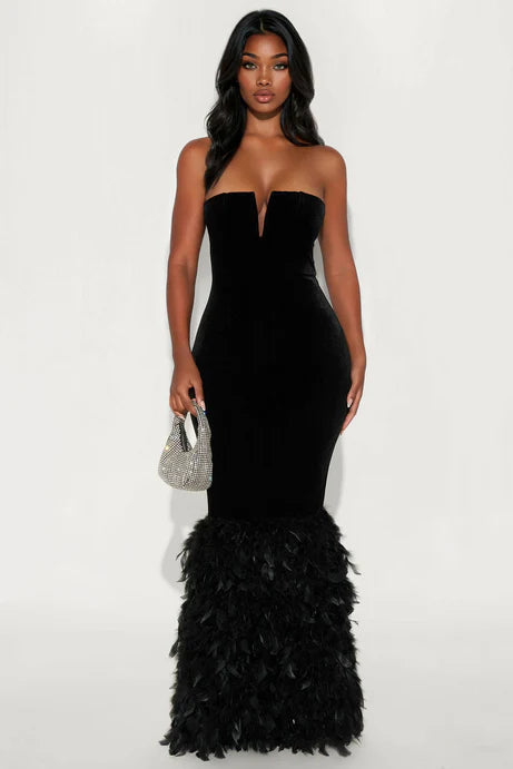 Celeste Velvet Maxi Dress