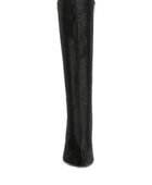 PIPETTE Diamante Set High Heeled Calf Boot