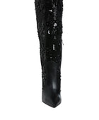 Sitarah Sequin Embellished Stiletto Long Boots