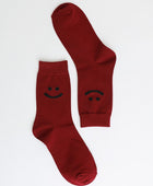 Smiley Face Crew Socks