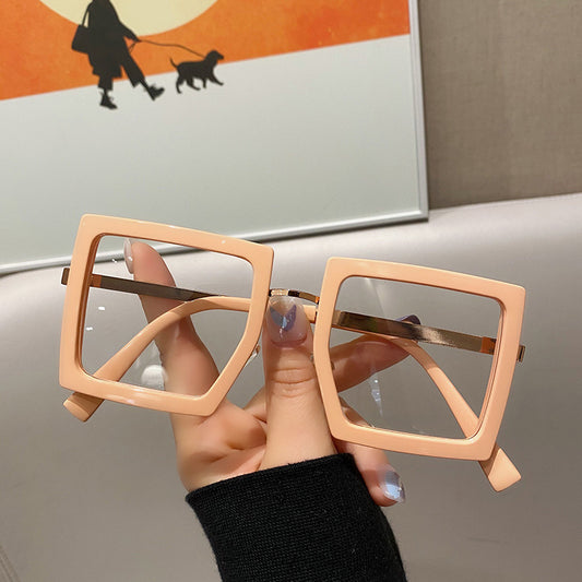 Thick Frame Square Anti-blue Light Glasses Frame