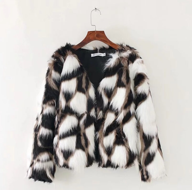 Shannon Faux Fox Coat