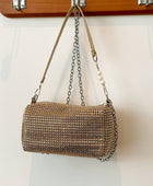 Openwork Crossbody Bag with Removable Strap