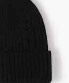 Cable-Knit Cuff Beanie