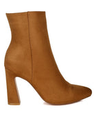 Clubdate Block Heeled Ankle Boots