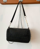 Openwork Crossbody Bag with Removable Strap